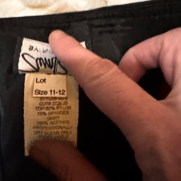 Vintage Zum Zum by Niki Livas Strapless Black Taffata with Crinoline Dress - Picture 5 of 7